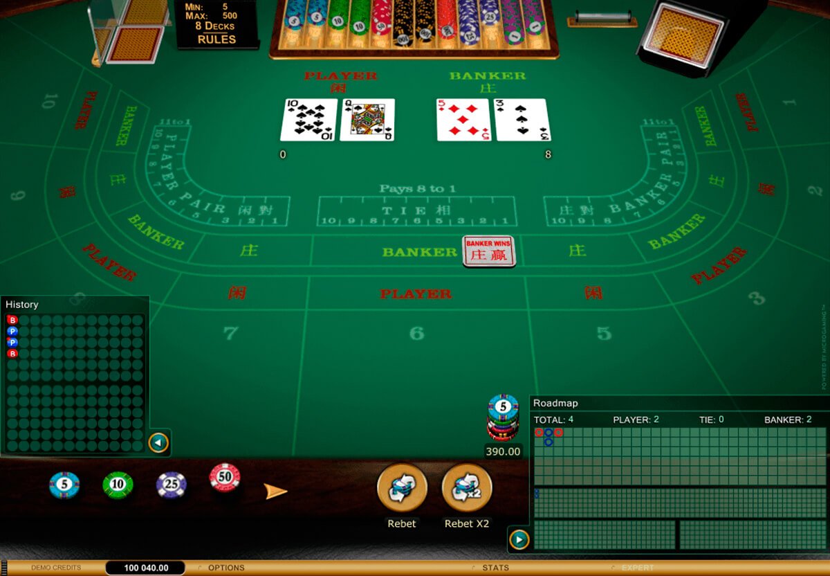 play baccarat online free
