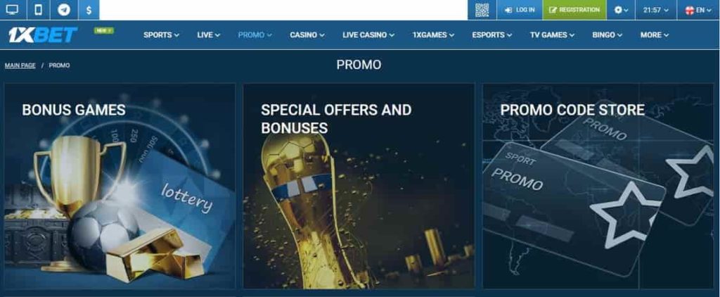 1xbet bonuses