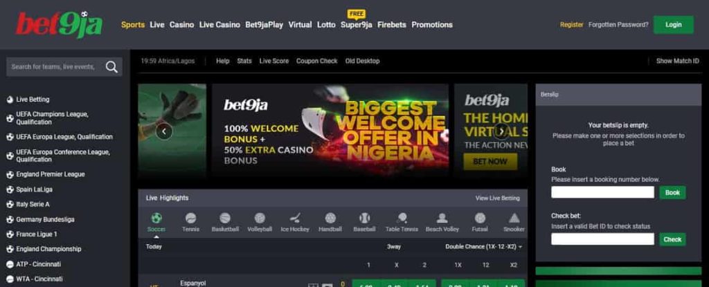 Official site bet9ja